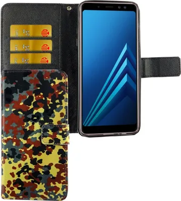 Produktbild von Handyhülle Tasche für Handy Samsung Galaxy A6 2018 Bundeswehr