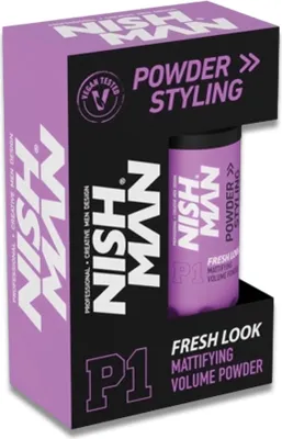 Produktbild von Nishman - P1 Fresh Look Puder - Parfümiertes Haarstyling-Puder 20g