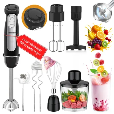 Produktbild von Fetabeta Stabmixer 1100 W 9-in-1,Mixer Mixstab Pürierstab