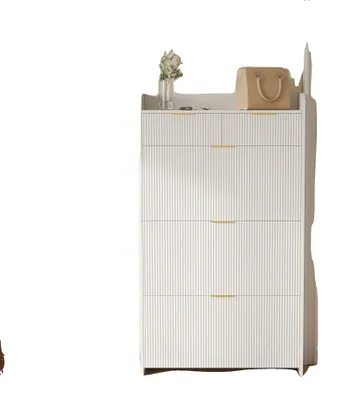 Immagine prodotto di Scarpiera, design moderno, ampia capienza, 77,1 x 24,2 x 133,5 cm, bianco