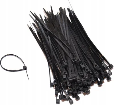Obrázok produktu pre Bradas TS1148300B, Čierna, 1 hlava/hlavy, CE, PAHs, 300 mm, 4,8 mm, 100 kusov