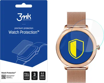 Produktbild von 3mk Display Schutzfolie Watch Protection für Rubicon RNCE90  0,2mm (3 Stück)