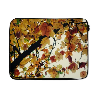 Produktbild von MuchoWow® Laptop Hülle 15 Zoll Bäume - Herbstblätter - Natur Laptoptasche - Laptoptasche - Sleeve - Rundum-Schutz