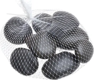 Produktbild von Schwarze Flusssteine 1kg 3-4 Stück