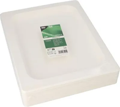 Produktbild von Servierplatten, Zuckerrohr GN 1/2 2 cm x 32,4 cm x 26,4 cm weiss