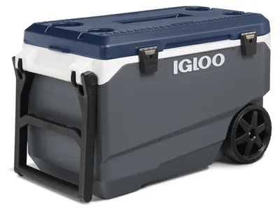 Produktbild von Igloo Maxcold Roller Kühlbox, 85 Liter - Schwarz
