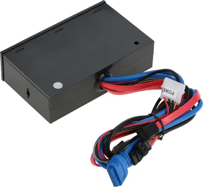 Obrázek produktu pro Multifunkční rozbočovač USB 3.0 eSATA SATA Port Interní čtečka paměťových karet PC Dashboard Media Front Audio pro paměťové karty SD MS CF TF M2 MMC Vhodné pro 5,25" Bay