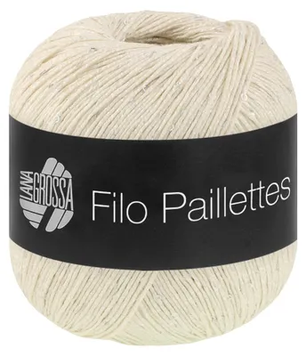 Produktbild von Lana Grossa - Filo Paillettes 0002 creme