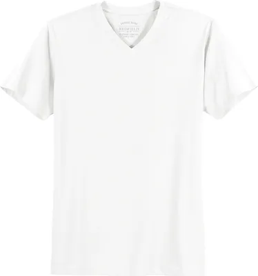 Produktbild von T-Shirt V-Neck Quentin weiß Redfield Übergröße