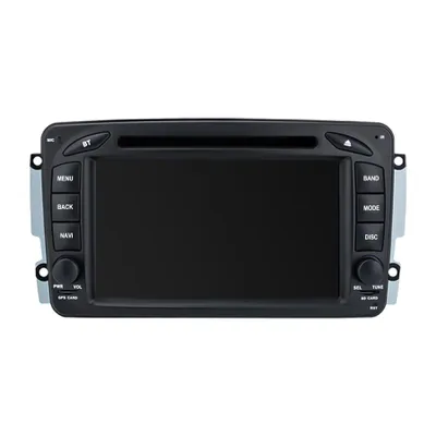 Obrázok produktu pre 7-palcové autorádio s CD pre Mercedes W203 (2000 – 2004) s navigáciou, ovládaním na volante, Bluetooth, RDS, DSP, GPS a DAB+