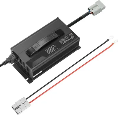 Immagine prodotto di 36V 18A Caricabatterie al litio 43,8V - AC-DC LiFePO4 caricatore per RV barca - caricabatterie