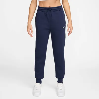 Produktbild von NIKE W NSW PHNX FLC MR PANT STD Navy Navy M