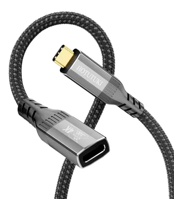 Immagine prodotto di Cavo prolunga USB-C corto, 2 FT, 20 Gbps, 100 W, 4K a 60Hz