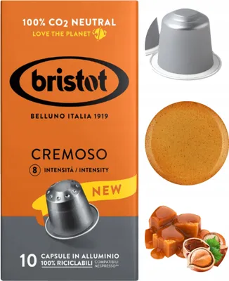 Image de Nespresso Capsules Bristot Cremoso 10p.