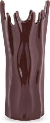 Zdjęcie produktu dla Wazon Dekoracyjny Brązowy Koralowiec Wysoki 24cm z Antypoślizgowymi Podkładkami