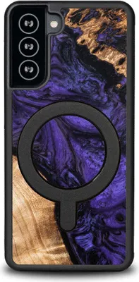 Produktbild von Holzhülle für Galaxy S21 FE, Bewood Unique Violet für MagSafe