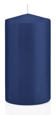Produktbild von Wiedemann 218123.006 Stumpenkerze - 150 x 80 mm, dunkelblau