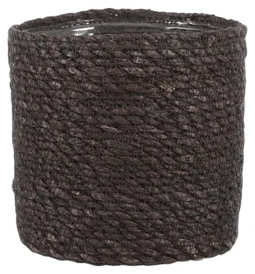 Produktbild von Mica Übertopf Korb Atlantic Ø 16 x 16 cm grau