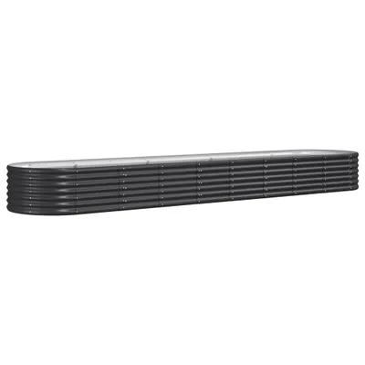 Immagine prodotto di VIDAXL -Planungsbox 368x80x36 cm Pulver -beschichteter Stahl -Anthrazit -Colored