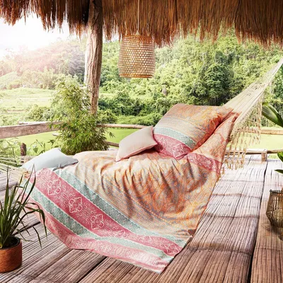 Produktbild von Fleuresse Mako-Satin Bettwäsche Modern Classic Dilbpricot 155x220 cm + 80x80 cm