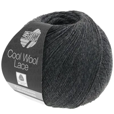 Produktbild von Lana Grossa Cool Wool Lace 025 Anthrazit 50g