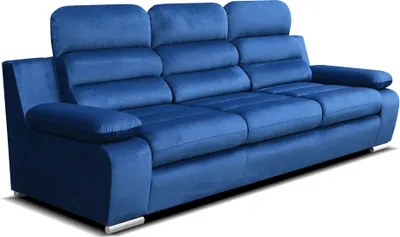Produktbild von Amber sofa 3-osobowa z funkcją spania 238 x 96 x 95 cm, ciemnoniebieska