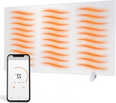 Produktbild von Infrarot-Heizpaneel – Smart-Heizpaneel – Raumheizung – Energieeffizient – Direktwärme – 720W – Weiß