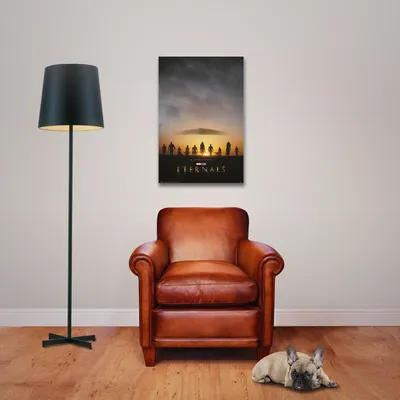 Produktbild von Marvel - Poster - Eternals in the Beginning + 2 St Posterleisten Alu 63 cm
