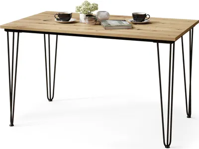 Produktbild von Design Esstisch Hairpin Esszimmer Tisch 120x75x70 cm