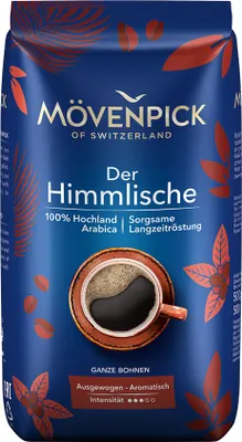 Produktbild von Mövenpick DER HIMMLISCHE Kaffee Sparpaket, 12x500g Bohnen