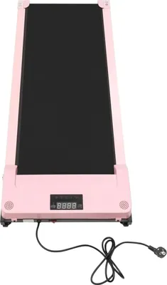 Obrázek produktu pro Walking Pad / běžecký pás – kompaktní model pod stůl – 1–6 km/h – skládací a přenosný – LED displej a dálkové ovládání – tichý <65 dB – růžový