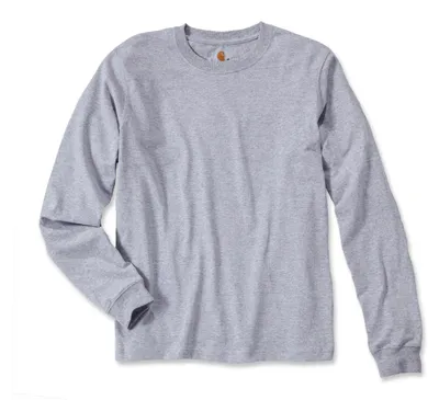 Image de T-shirt manches longues SLEEVE TS gris clair - CARHARTT - S1EK231HGYS