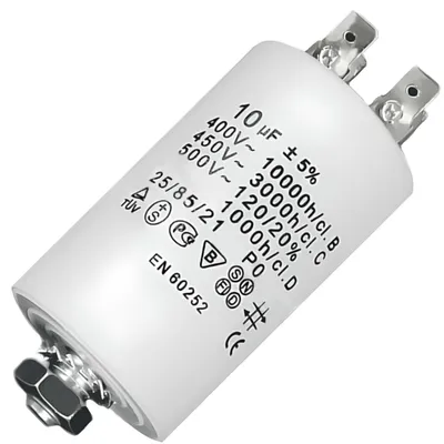 Startkondensator 10 µF 450 V, rechteckig, 1 St.