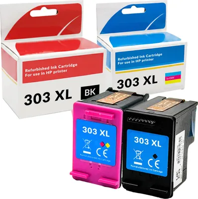 Produktbild von OBV Kompatibles Druckerpatronen Sparset für HP 303XL für Envy Inspire 7220e 7920e Envy Photo 6230 7134 7830