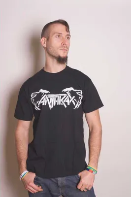 Produktbild von Anthrax Tod Hände Herren schwarz T-Shirt: Medium