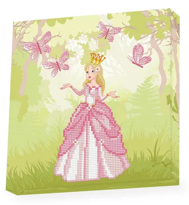 Produktbild von DOTZ® BOX Original Diamond Painting Princess Adventure 28 x 28 cm ab 8