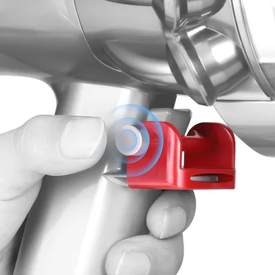 Produktbild von Griffhalterung Schalter Halterung Fixierung Schalterhalter kompatibel mit Dyson V15 V11 V10 Detect Absolute Animal Handstaubsauger, Nicht für Outsize/V8 (fixieren Sie den Knopf beim Saugen)