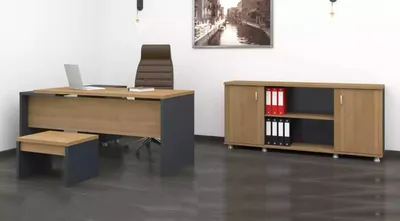 Obrázok produktu pre Rohový písací stôl Kartotéka Konferenčný stolík Študijný nábytok Moderný štýl