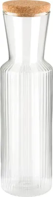 Produktbild von APS Glaskaraffe LINES 0,9 Liter glasklar