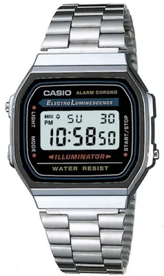 Produktbild von Casio Retro Collection A168WA-1WDF Herrenuhr Chronograph