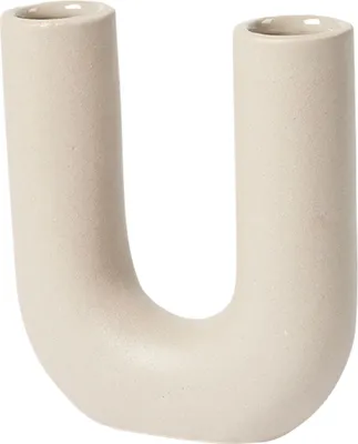 Produktbild von Broste Copenhagen Hector Vase U Dove Grey 4,5x14,5x16cm