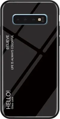 Produktbild von Handy Tasche für Samsung Galaxy S10 Plus Gradient Case Cover Schutz Hülle Schwarz
