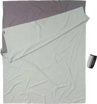 Produktbild von Cocoon Reiselaken Aus Baumwolle Doppelgröße Grau 220 x 176 cm Grau 220 x 176 cm