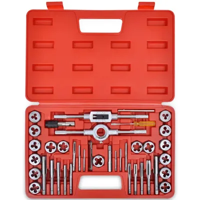 Produktbild von vidaXL 40-tlg. Gewindebohrer und Schneideisen Set