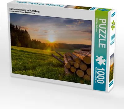 Produktbild von Calvendo Sonnenuntergang bei Annaberg 1000 Teile Puzzle quer 640x480mm, Bellmann Matthias; 7349199