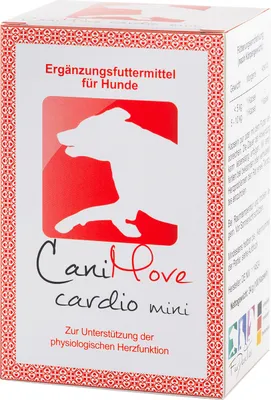 Produktbild von CaniMove cardio mini (bis 10kg) - 100 Kapseln zur Unterstützung der physiologischen Funktion von Herz und Kreislauf