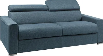 Produktbild von Vente-unique VIZIR, Sofabett, Schlafzimmer, Blau, 4 Sitz(e), Blau, Polyester