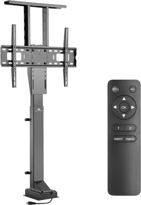 Produktbild von Fernseher-Halterung mit Fernbedienung für Fernseher von 37-65 Zoll, maximal 50 kg, maximale VESA-Kompatibilität 600x400 - Elektrisch
