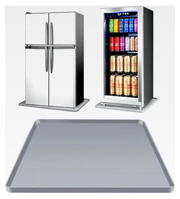 Produktbild von Kühlschrankmatte aus Silikon mit erhöhtem Rand für Bodenschutz