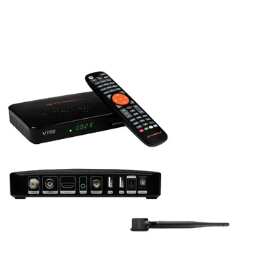 Obrázek produktu pro Satelitní přijímač, možnost připojení více místností, připojení USB, V7 PRO s WiFi, zástrčka EU